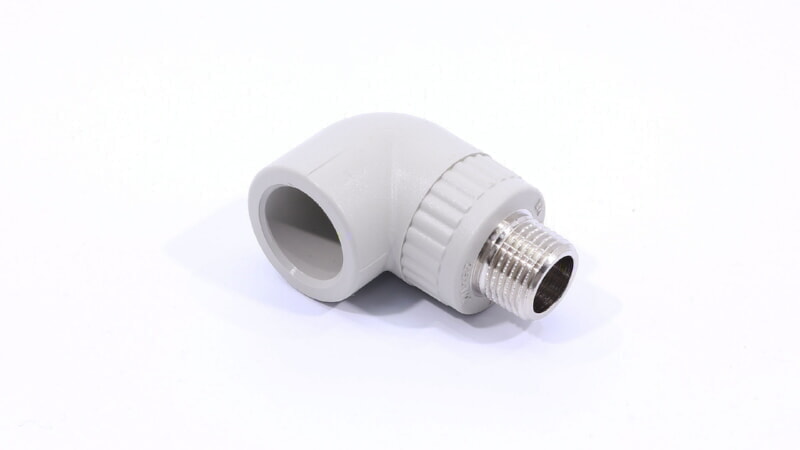 EKOPLASTIK Угол с переходом на металл Нр.Резьба 25х3/4" SKOE 02525X