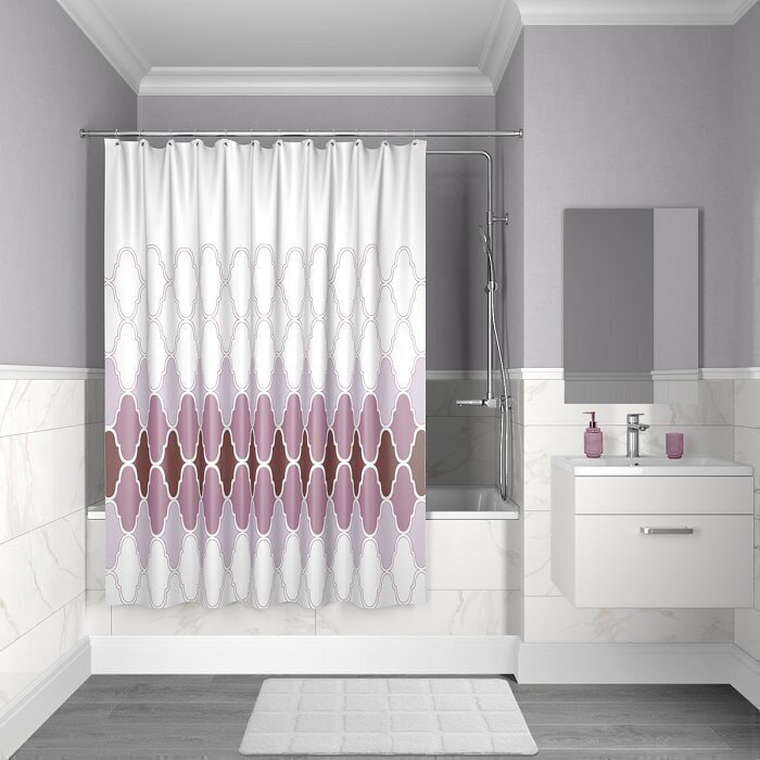 IDDIS Штора для ванной комнаты, 200*180см, полиэстер, D06P218i11, IDDIS