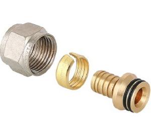 Valtec Соединитель коллекторный обжимной для полимерной PEX трубы 16 (2,2) VTc.709.N.1622