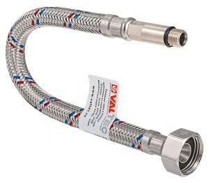 Valtec Гибкая подводка для смесителя М10х35 - G1/2" 100см из нержавеющей стали