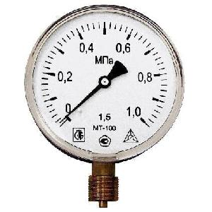 КИП Манометр МТ-100/МТ-3И (0-10) М20х1,5