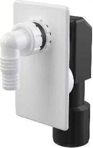 Alcaplast Сифон для стиральной машины под штукатурку белый APS4