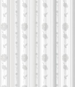 Lemark Штора для ванной 200*180 C2018T038 Flower crystal, текстиль, пластик. кольца 12 шт