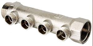 Valtec Коллектор наружняя резьба 4 выхода х3/4х1/2 VT.500 