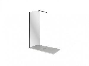 GoodDoor WALK IN SP-110-C-B душевое ограждение (1100*1950) профиль черный, прозрачное стекло