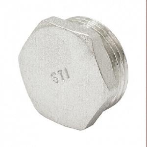 STI Пробка 1/2" НР никелированная