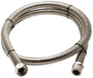 OVERCON Подводка для газа 50 см 1/2" г/ш сильфонная, нерж.