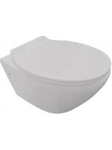 BelBagno PROSPERO Унитаз подвесной БЕЗОБОДКОВЫЙ с сиденьем микролифт (BB507В+BB2004SC/BB2020SC)