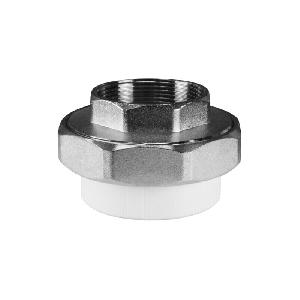 ValFex Муфта комб.разъём.(американка) ВР 20х1/2" ( уп 200/25 шт.) БЕЛАЯ